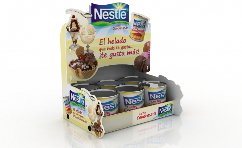 Exhibidor Nestle